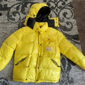 Moncler Vibrant Yellow Puffer Coat